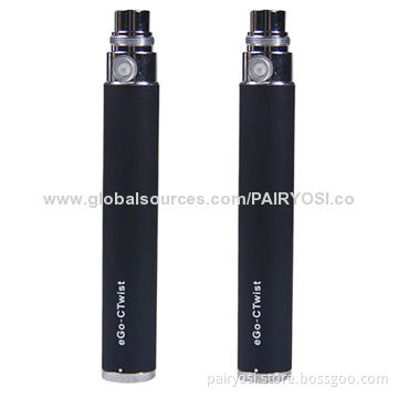 Variable voltage Ego twist battery, 3.2 - 4.8V voltages, HGB battery cell